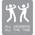 Nmc All Genders Braille Ada Sign, ADA26GR ADA26GR